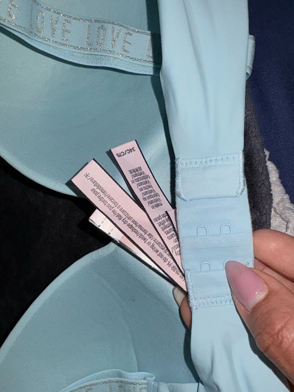 Victoria's Secret Light Blue Strapless Smooth T-Shirt Bra - Picture 7 of 7